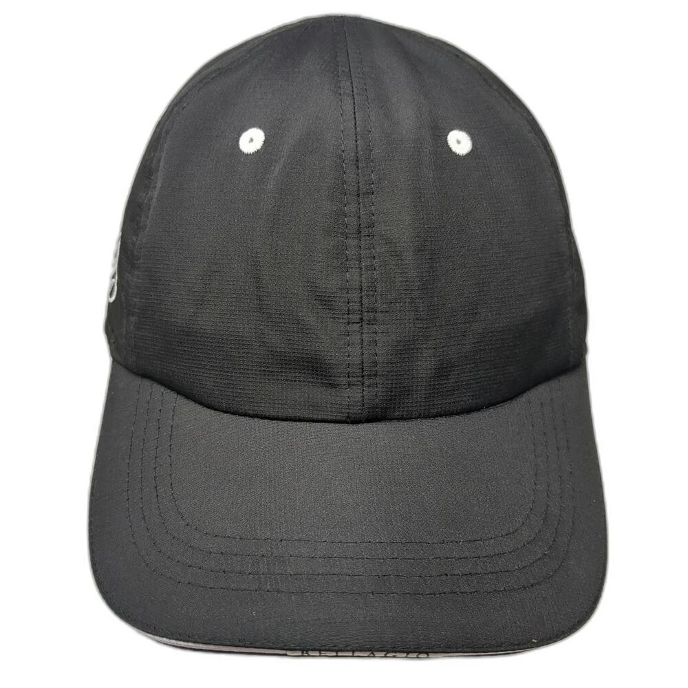 Bellagio Baseball Cap Black White One Size Script B Performance Strapback Hat
